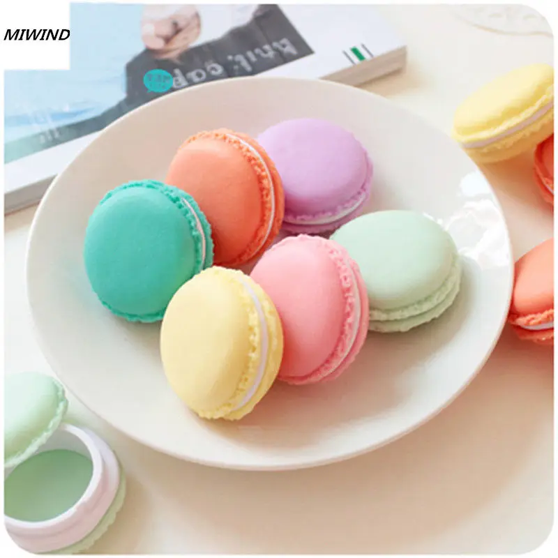 

Hot Sell 4 Color Mini Macarons Box For Jewelry Earring Ring Outing Storage Boxes