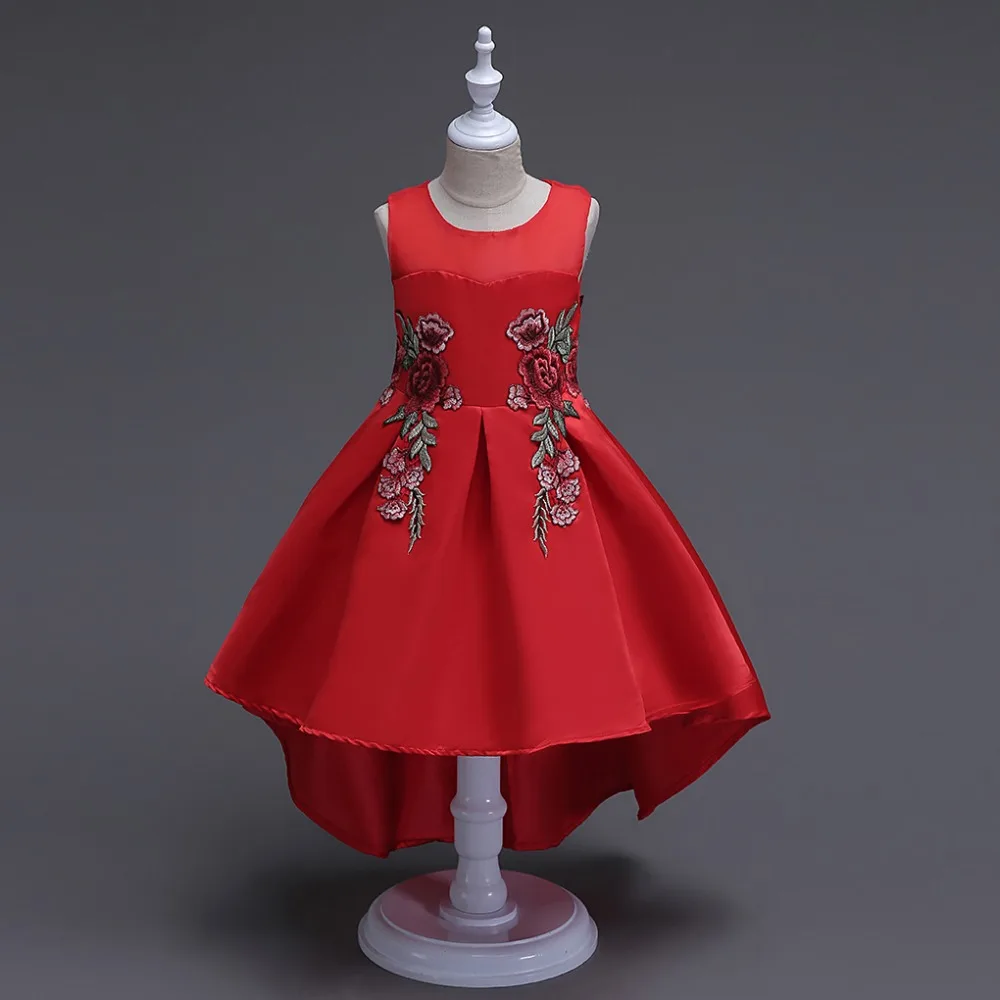 

The new 2017 foreign trade embroidery high-grade evening gown Princess costume tutu gilrs dress