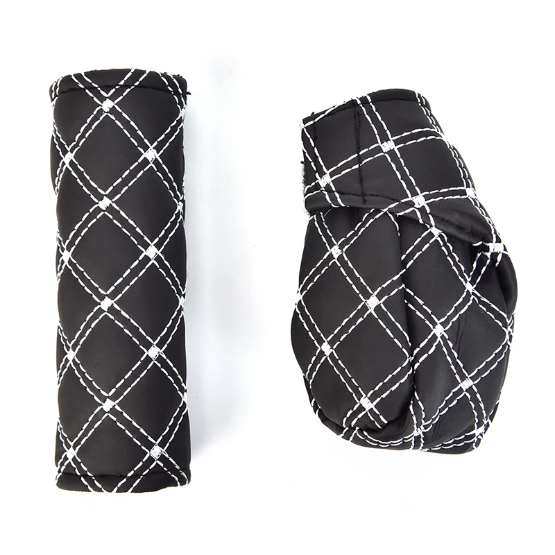 

Universal PU Leather Car Hand Brake Cover&gear Shift Stick Cover Handbrake Grips Car Accessories
