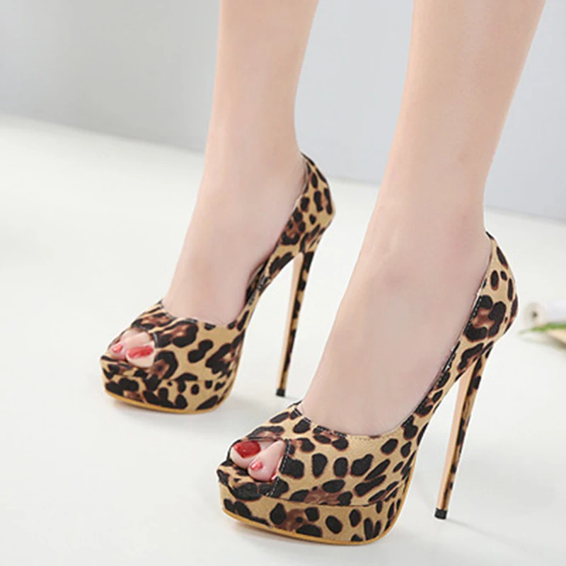 women Super High Heels 15cm shoes platforms shoes pumps Party Sexy Leopard Thin Heels shoes Nightclub zapatos Ladies Sandals цена women Super High Heels 15cm shoes platforms shoes pumps Party Sexy Leopard Thin Heels shoes Nightclub zapatos Ladies Sandals цены онлайн