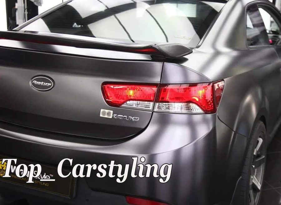 satin chrome dark gray metallic car wrap film hexis APA  (2)