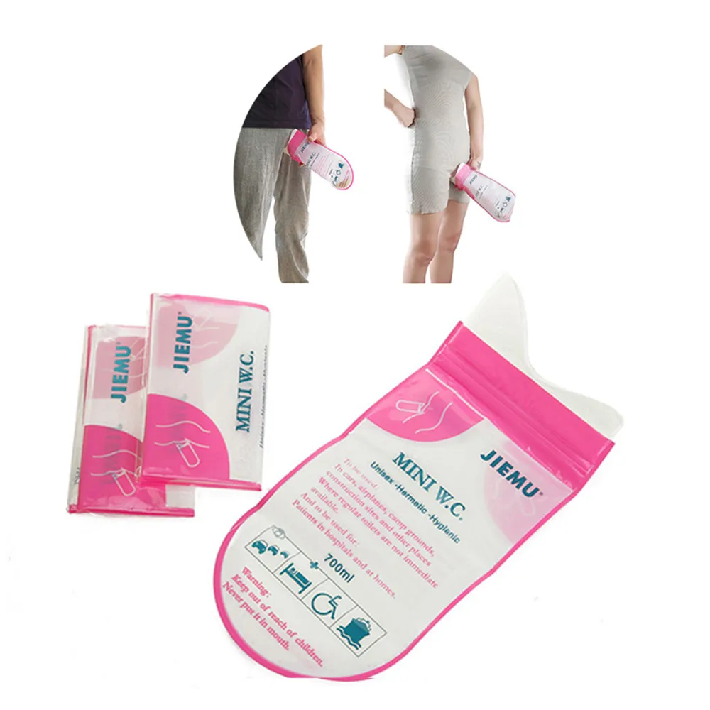 

Outdoor Emergency bag Disposable Urinal Toilet Bag Camping Male Female Kids Adults Portable Emergency Pee Bag Loading
