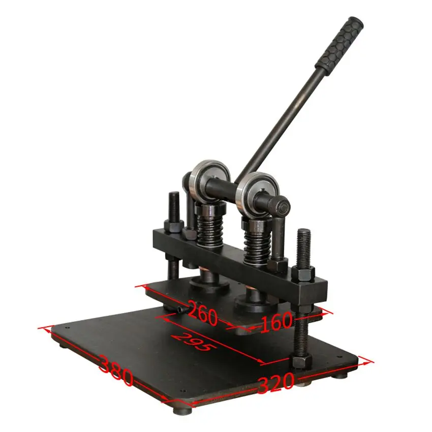 

Manual Die-cutting Machine Punch Knife Die Plane Stamping Machine Leather Cutting Machine Die Embossing Cutter 26x16cm