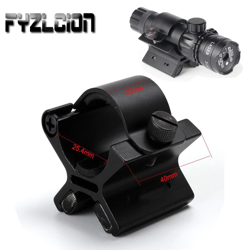 Hunting Accessories Riflescope High Wide Ring Magnetic Mounts 25.4mm Caliber for Flashlight Laser with 20mm Weaver Rail