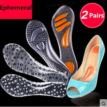 Леди силикона обувь вставить ортопедические высокая обувь на каблуке колодки массаж ковриком подушка для ног пятки протектор Sticky ясно 2 пар