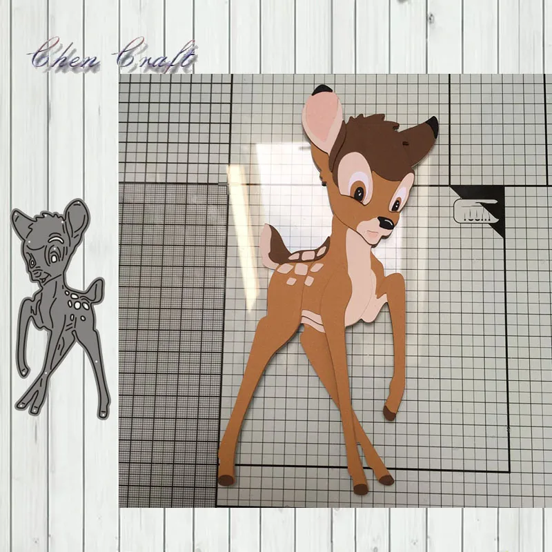 

Fawn Metal Cutting Dies for DIY Scrapbooking Album Paper Cards Decorative Crafts Embossing Die Cuts