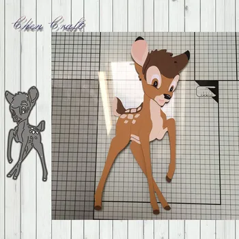

Fawn Metal Cutting Dies for DIY Scrapbooking Album Paper Cards Decorative Crafts Embossing Die Cuts