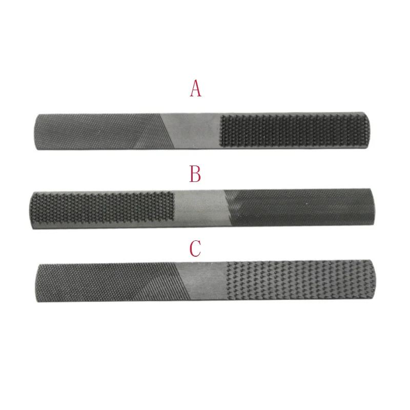 

4 In1 8'' 205mm Carbon Steel Rasp Hand File Saw Double-cut Carpentry Woodworking Wood File Hand Tool