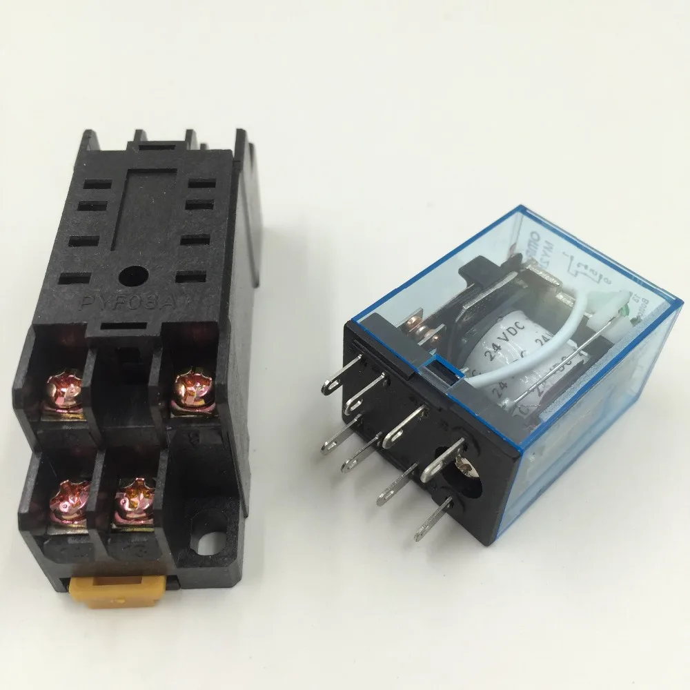 5 шт. реле MY2NJ 220/240 В AC маленькое 10 А 8PIN катушка DPDT с цоколем | Обустройство дома