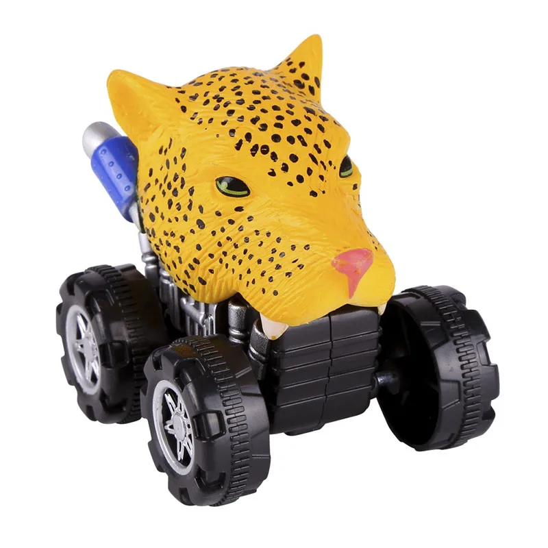 

Hot Dinosaur Head Inertia Car Animal Pullback Car Children's Toy Car Wholesale Explosion Education Model Children's Toys Gifts