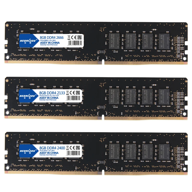 Ddr4 8gb ram 2666mhz 2133 2400 Компьютерная память udimm совместима с поддержкой 16g 4g двухканальный