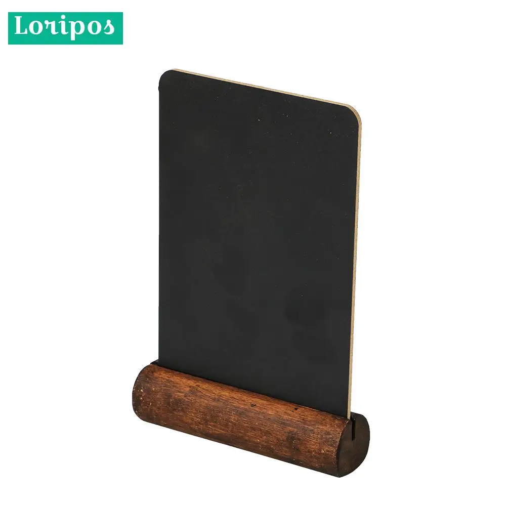 Черная меловая доска каркас стола наклейка для доски обнадеживающие деревянная доска подставка для меню почерк держатель для ценника