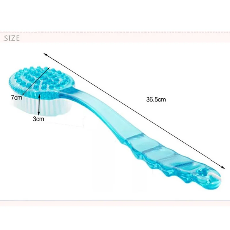Длинный обрабатываемый пластиковый душ для ванной, щеточка для очищения кожи, щетки для чистки тела, аксессуары для ванной комнаты, инструмент для чистки