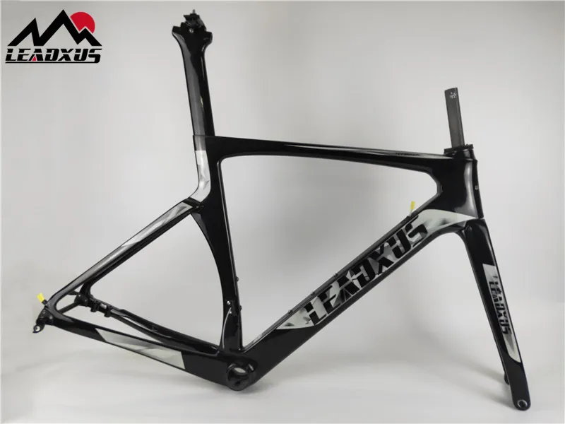 

LEADXUS 2019 Newest Disc Brake Aero Carbon Fiber Road Bicycle Frame Road Aero Racing Bike Frame&Handlebar 45/47/49/52/54/56/58cm