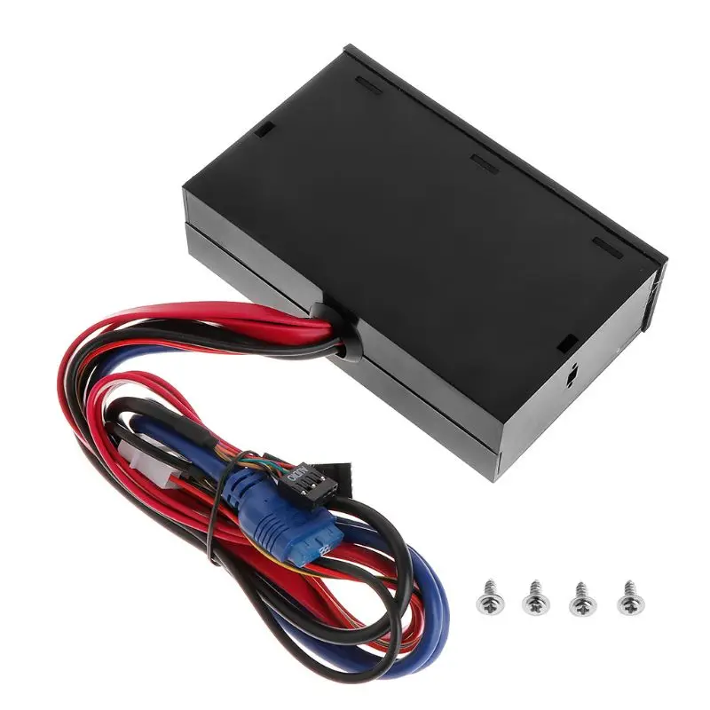 

Media Dashboard Multifunction 5.25" Panel Smart Card Reader USB 2.0 3.0 e-SATA SATA