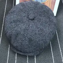 Британский утиный язык Кепка восьмиугольная шляпа мужская и wo Мужская шерстяная берет живописца Кепка e Кепка весна, осень и зима