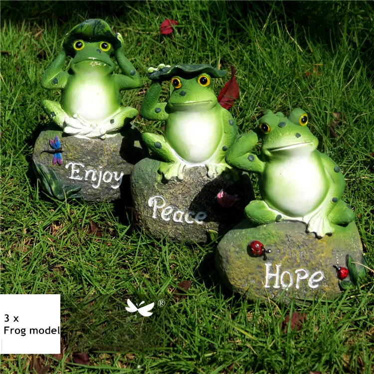19 Entertaining Animal Statue Outdoor Spring Decorations Style Animal Character Tables Outdoor Decor Furniture Frogs Conversational Frog Table