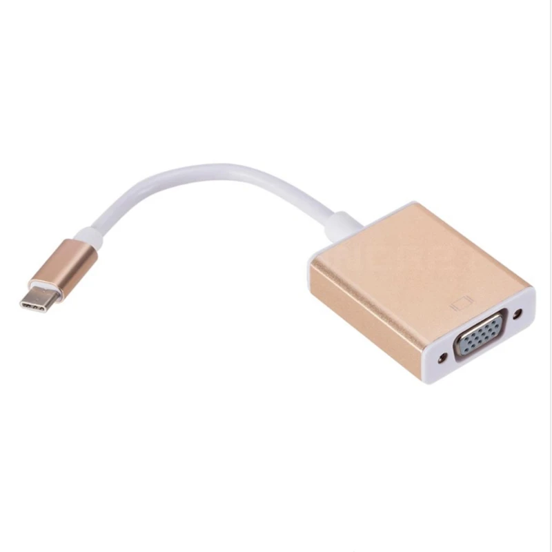 Видео кабель Type C к Vga адаптер док концентратор Usb 3 1 1080P Hd конвертер для телефона Ma *