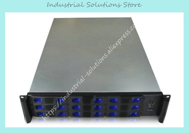 

NEW 2U660MM 9 box hard drive double industrial computer case