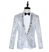 Royal men suits designs masculino homme terno stage costumes for singers men sequin blazer dance clothes jacket star style dress