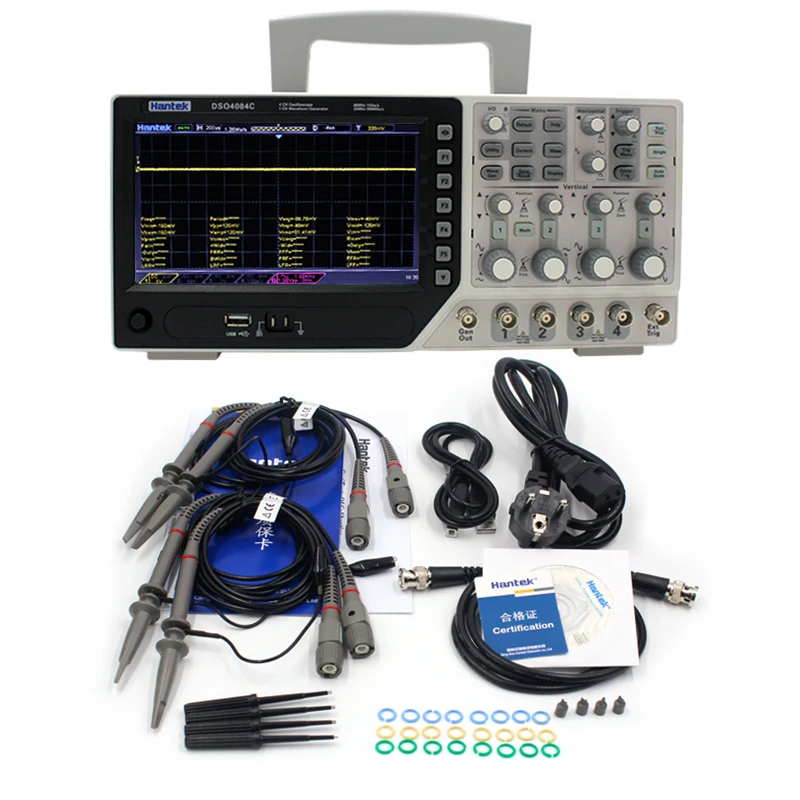 Hantek DSO4084C 4 Channels 80Mhz Digital Storage Oscilloscope USB