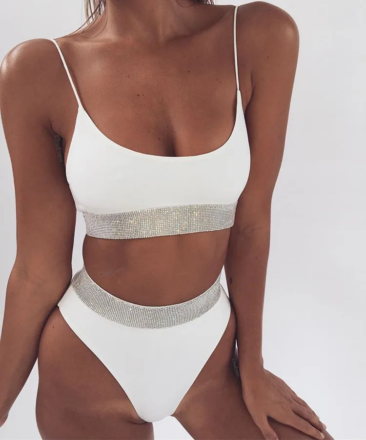 

Dropshipping 2019 New Women Bikin Sets Low-waist Bikini Swimsuit Push Up Sexy Split Women's Swimsuit two piece swimsuit