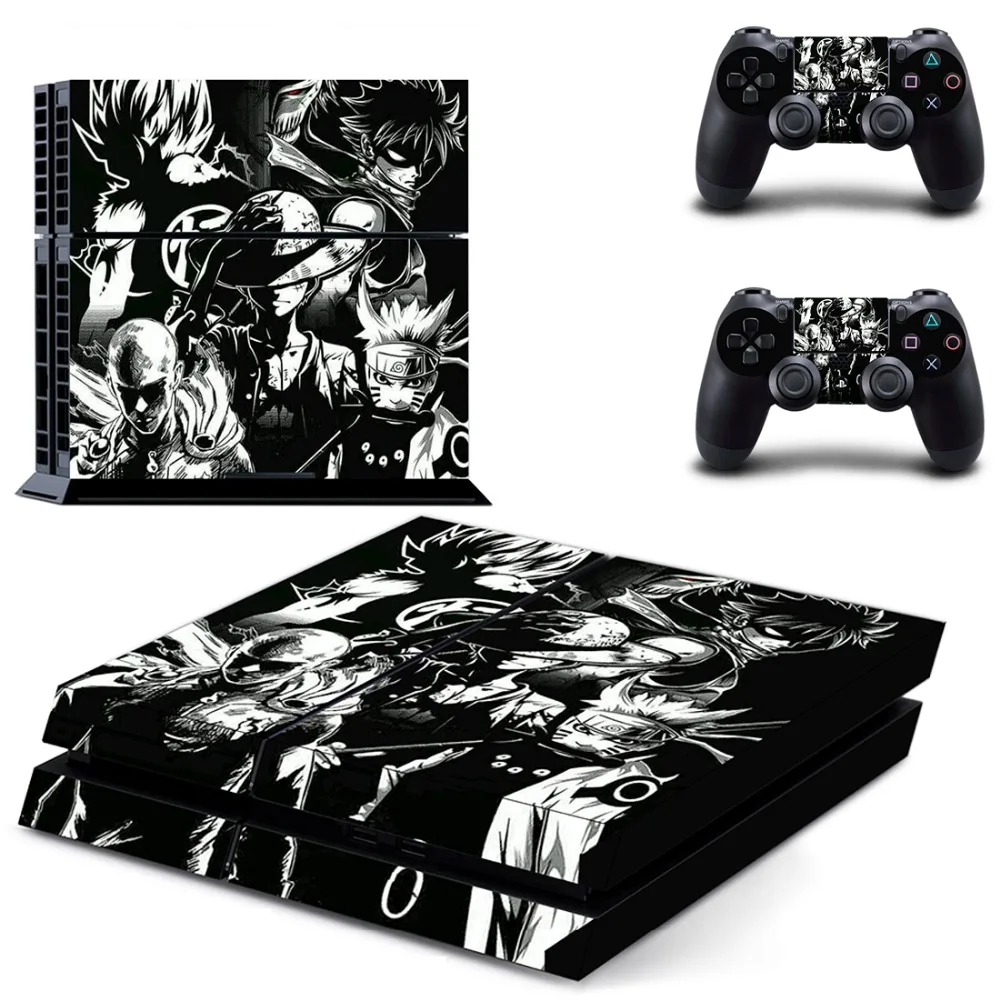 Аниме Dragon Ball One кусок Наруто Punch Man PS4 Наклейка виниловая для Playstation 4 консоль и