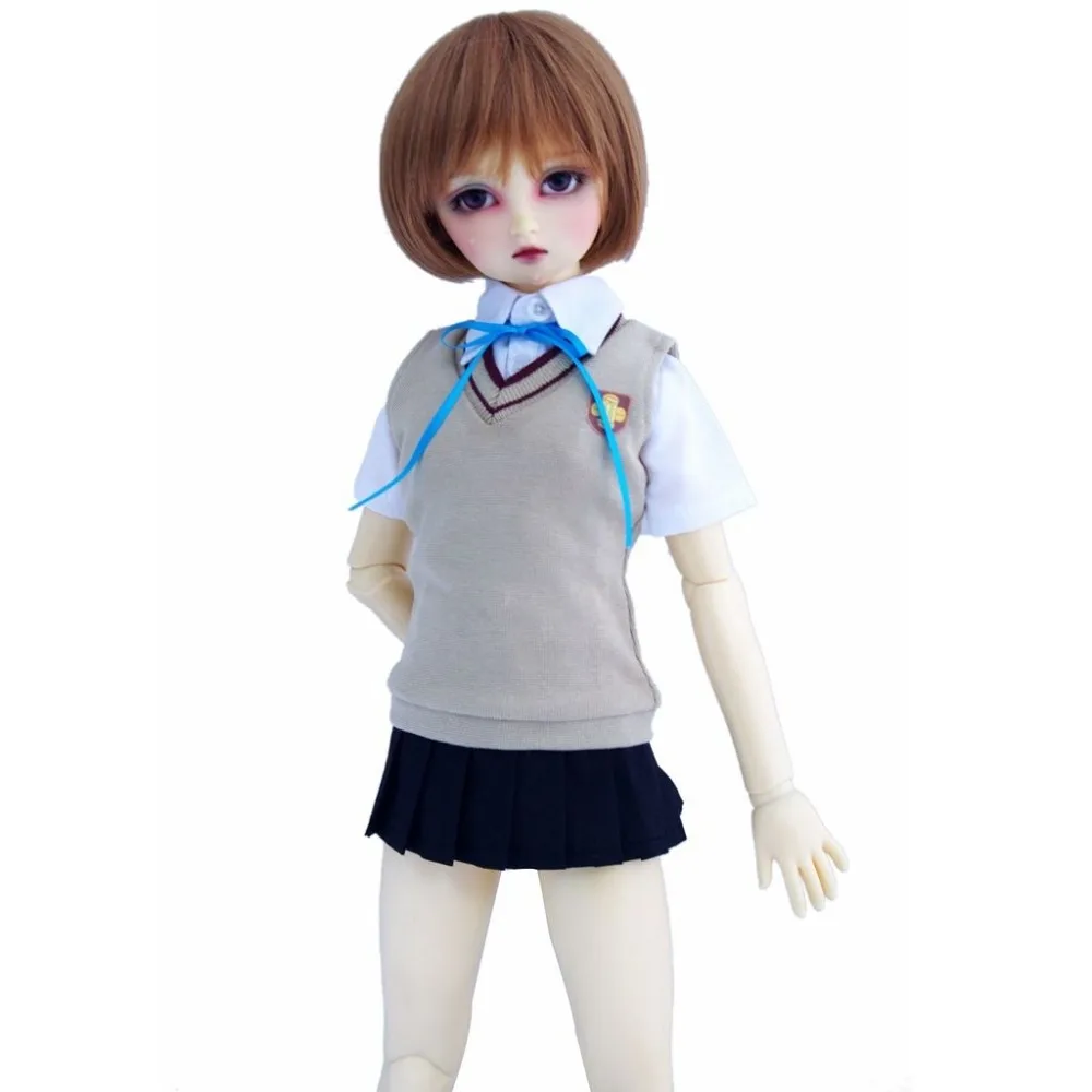 

[wamami] 300# Cosplay Uniform Outfit Suit Vest/Skirt For 1/4 MSD 1/3 SD AOD LUTS BJD Dollfie