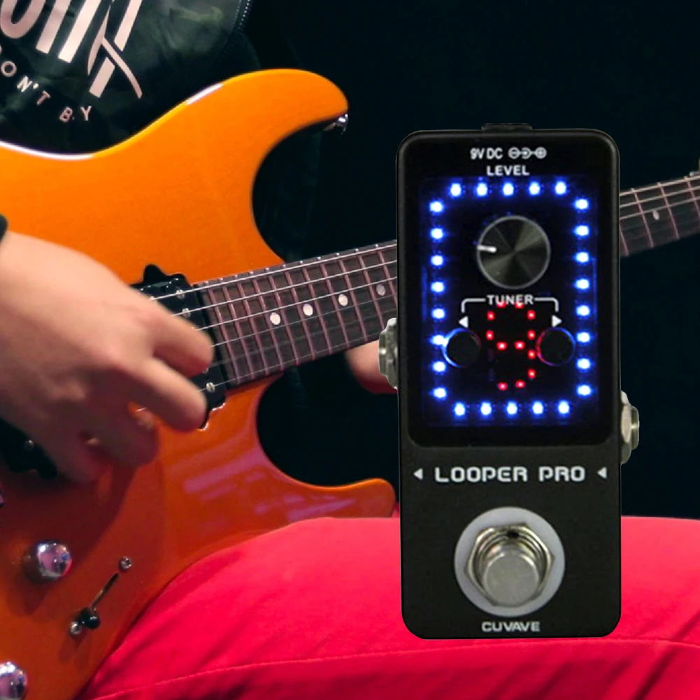 

Display Single Block User-friendly Monolithic Recording Mini Pedal Accessories USB Interface Led Guitar Effector Tuning Tool