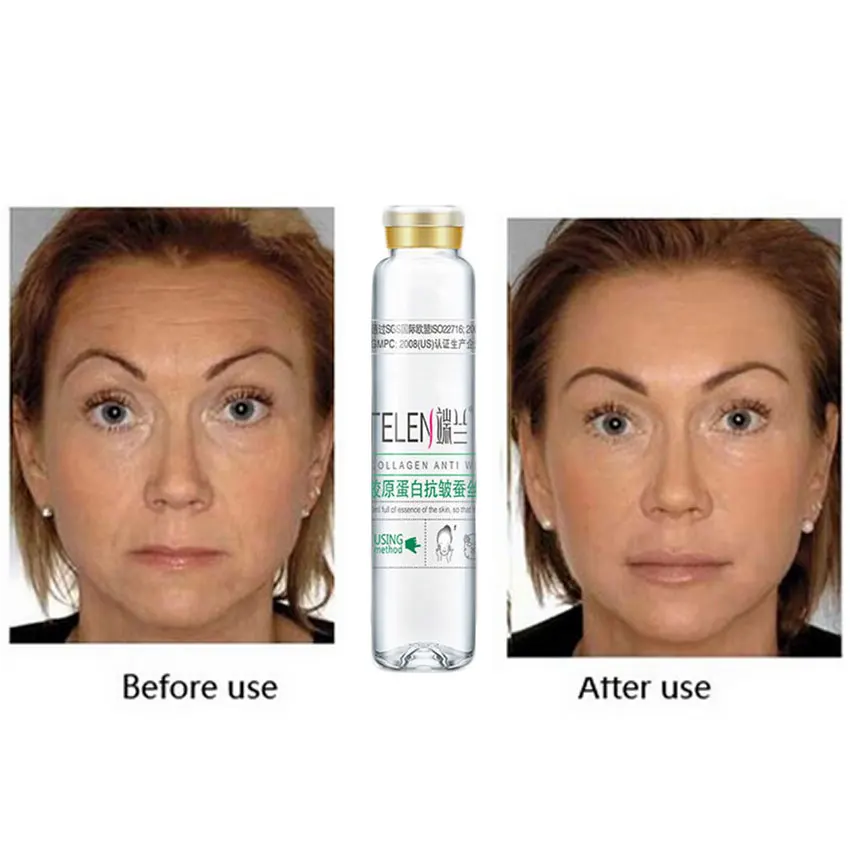 

Argireline Collagen Serum 50ml Silk Mask Instantly Ageless Facelift Serum Anti Wrinkle Removal Liquid Anti Aging Skin Whitening