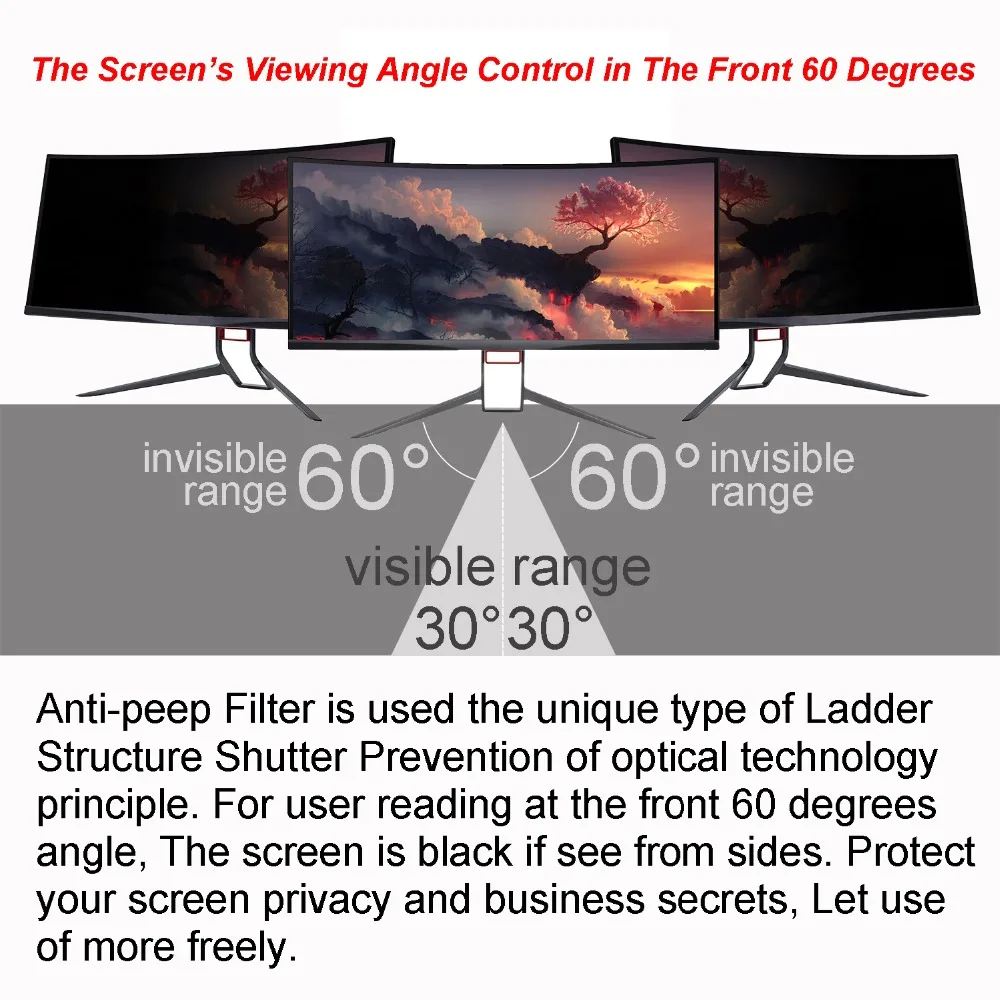 Clearance YOSON Screen Privacy Filters 29 inch 21:9 Privacy Screen Protector 26.54x11.22inch/674x285mm Anti-Glare Monitor Filter 1 Clearance YOSON Screen Privacy Filters 29 inch 21:9 Privacy Screen Protector 26.54x11.22inch/674x285mm Anti-Glare Monitor Filter 1