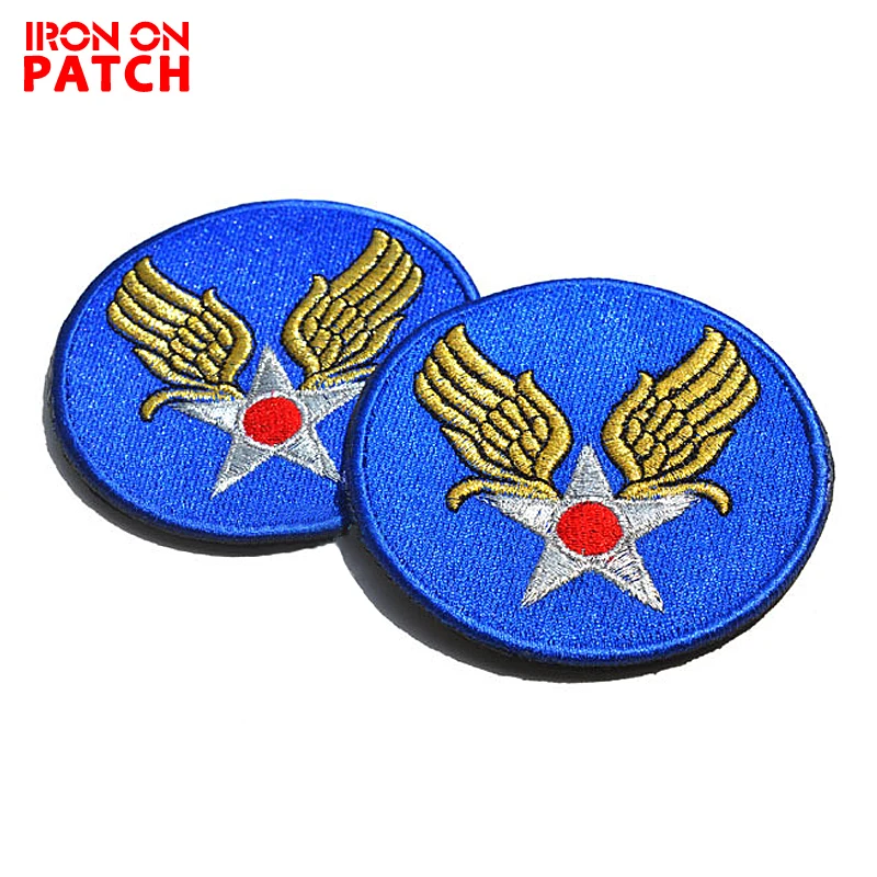 US WWII land Air Force Insignia/нашивка на нарукавную повязку Второй мировой войны тактические военные нашивки крючок Значки для одежды патчи для боевого духа