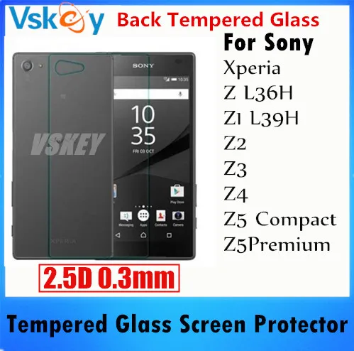 imágenes para 20 unids 2.5D 0.3mm Volver Película de Vidrio Templado Para Sony Xperia Z L36H L39H Z1 Z2 Z3 Z4 Z5 Z5 Compacto Anti-Shatter Protector imágenes para 20 unids 2.5D 0.3mm Volver Película de Vidrio Templado Para Sony Xperia Z L36H L39H Z1 Z2 Z3 Z4 Z5 Z5 Compacto Anti-Shatter Protector
