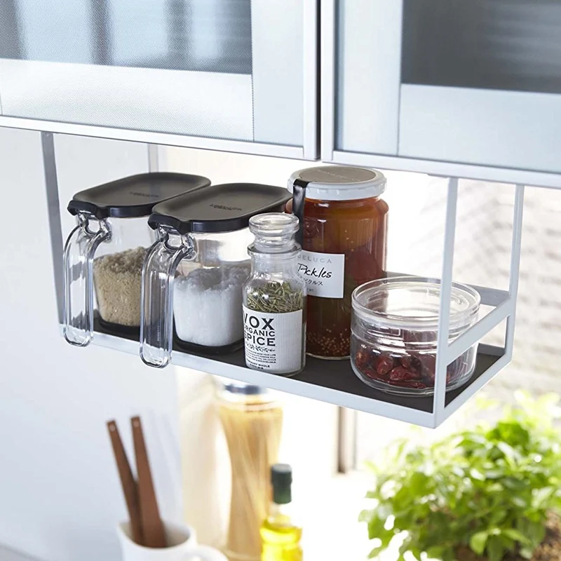  Punch-free multi-function seasoning racks kitchen racks seasoning shelf creative kitchen pendant WF - 32997973048
