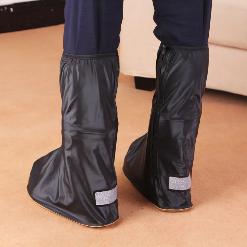 

Shu Ouer Men'S Rainproof Shoe Cover Tube Waterproof Non Slip High-Grade PVC Shoes Factory Direct