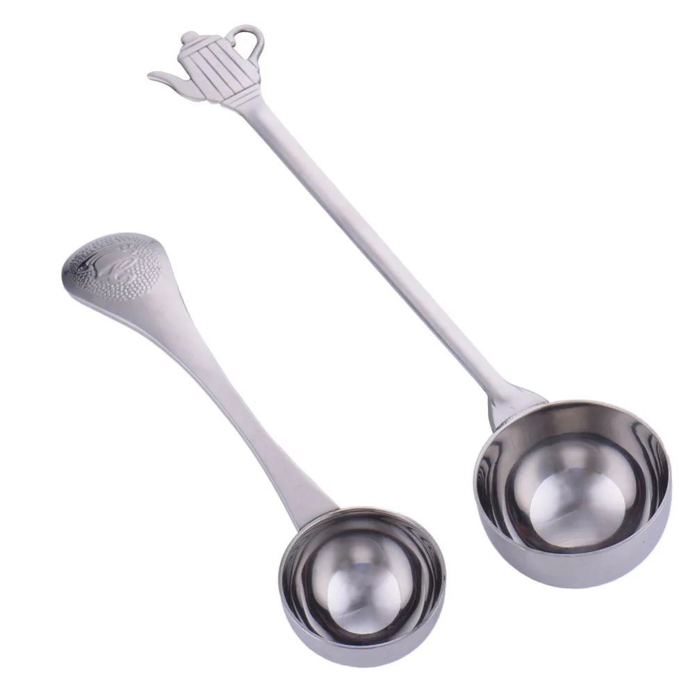Stainless Steel Measuring Spoons Coffee Scoop Long handle Iced Tea