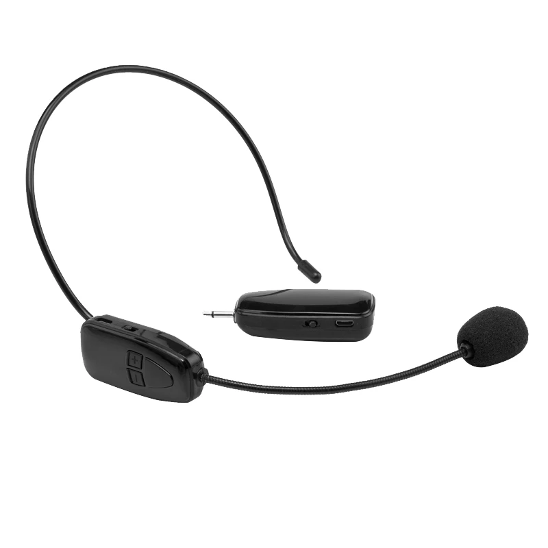 2pcs/LOT OXLasers Rechargeable 2.4ghz wireless microphone headset for