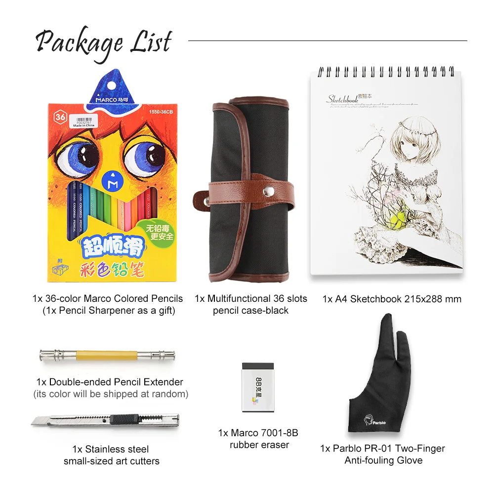 Марко 36 Цвет набор карандашей для рисования нетоксичные на масляной основе