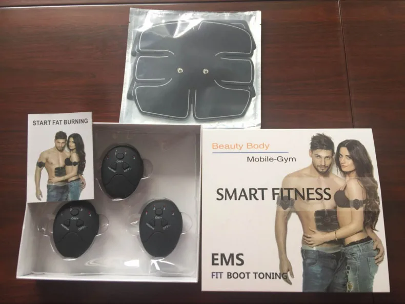 Электростимуляция EMS, беспроводной стимулятор мышц, фитнес-Тренировка живота, электрический прибор для похудения и увеличения груди