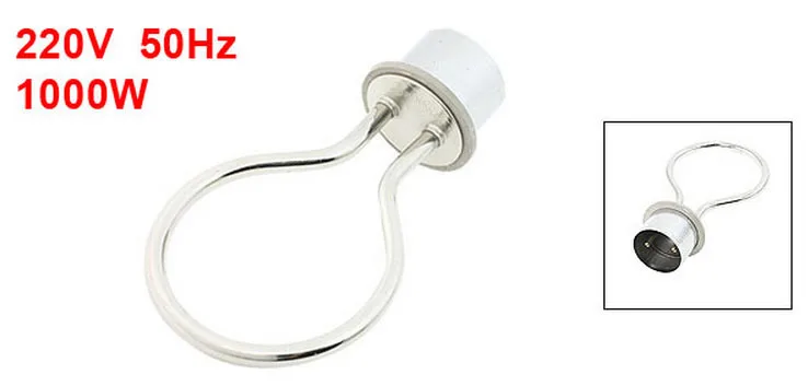 

Electric Tubular Water Heater Element 1000W 220V 2 Round Pin Plug