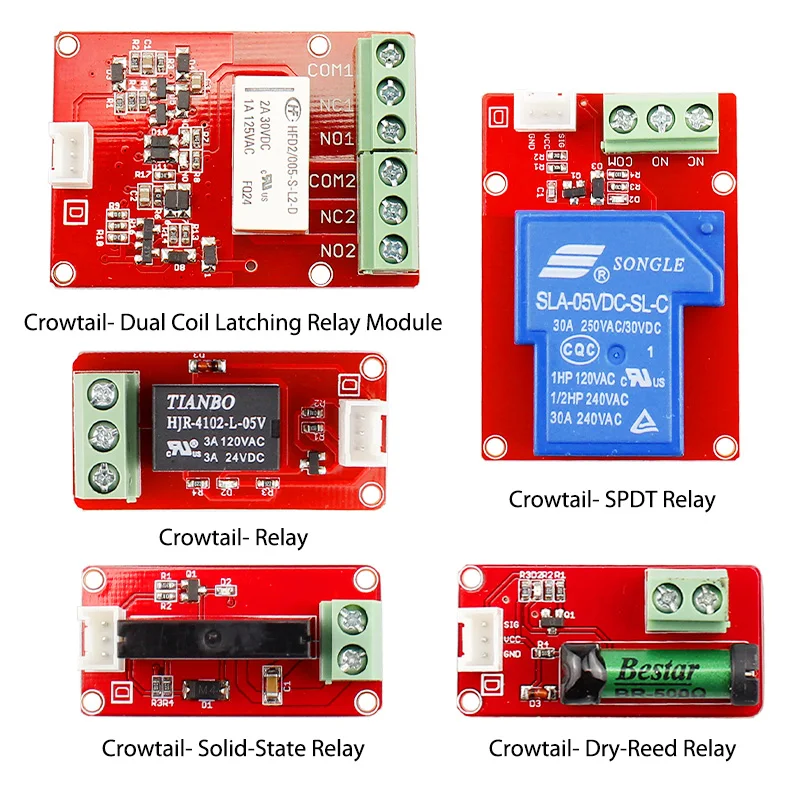 

Elecrow Crowtail Inductance Sensor Starter Kit Crowtail Relay Sensor DIY Module Combination Kit for Arduino Programming Learners