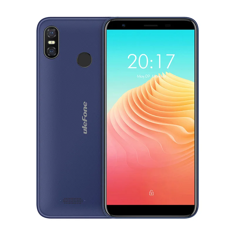 Ulefone S9 Pro Android 8,1 мобильный телефон 5,5 Inch 18:9 MTK6739 4 ядра 2 Гб Оперативная память 16 Гб Встроенная память 13MP+ 5MP двойной сзади Камера 4G смартфон - Цвет: Blue