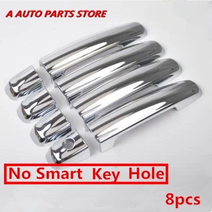 ABS Хромированная боковая Автомобильная Дверная ручка Крышка ручки чаши Крышка отделка молдинг аксессуары для Suzuki Vitara Escudo - Цвет: No smart key hole