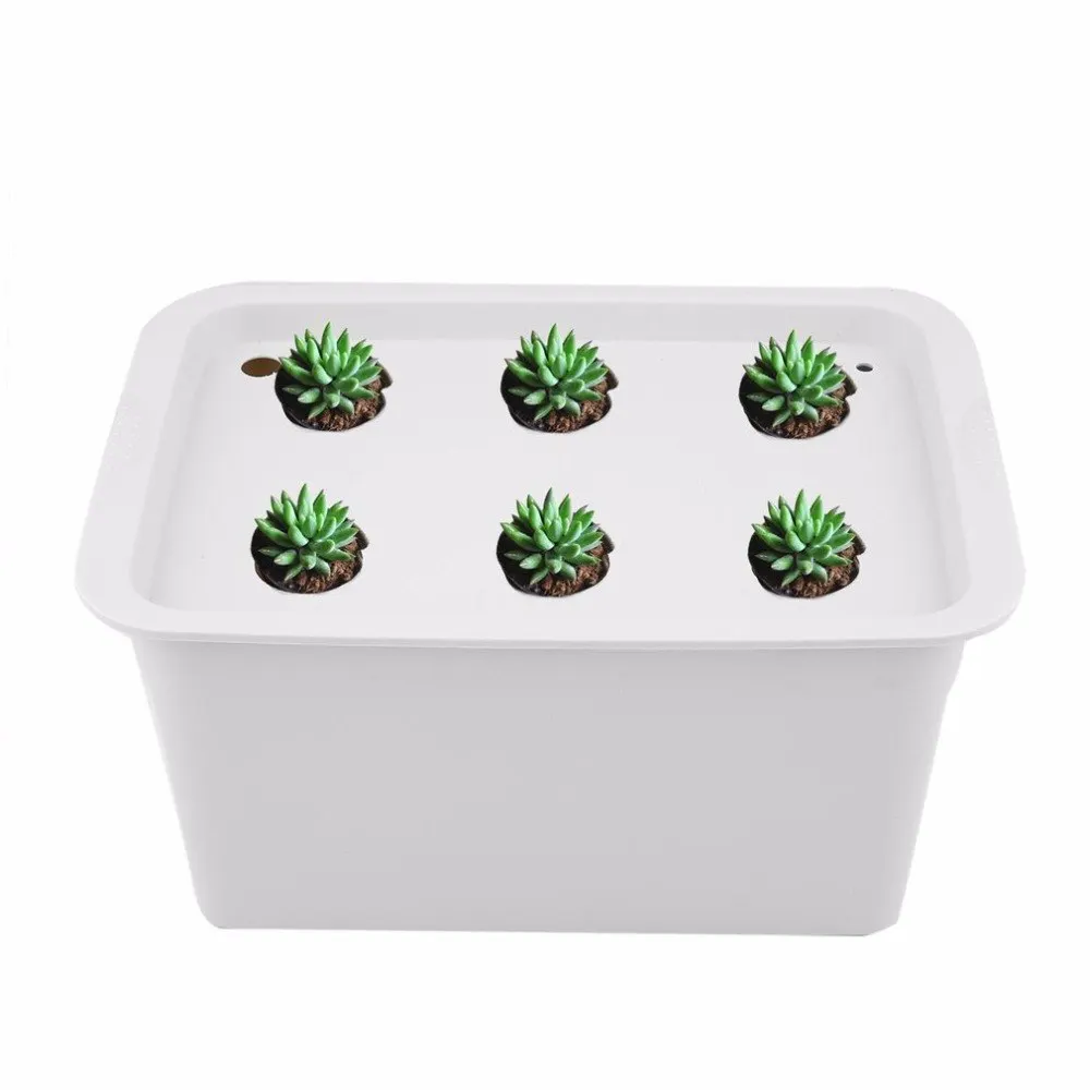 6 Holes 220V/110V Plant Site Hydroponic System Indoor Garden Cabinet Box Grow Kit Bubble Garden Pots Planters Nursery Pots 6 Holes 220V/110V Plant Site Hydroponic System Indoor Garden Cabinet Box Grow Kit Bubble Garden Pots Planters Nursery Pots