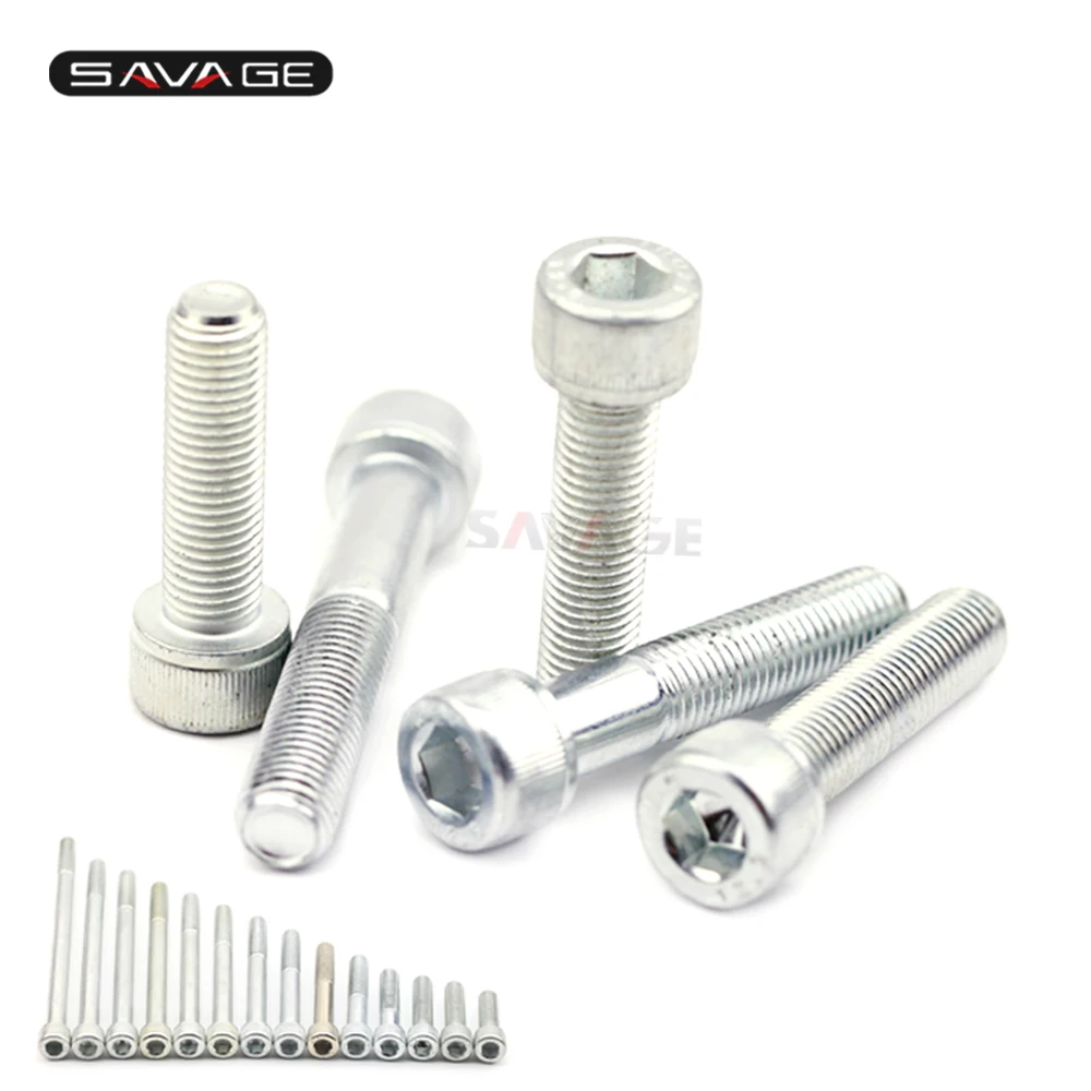 

M10*1.25*120-150mm Pitch Fine Allen Hexagon Socket Button Head Screws Bolt Cap Motorcycle Accessories 120mm 130mm 140mm 150mm