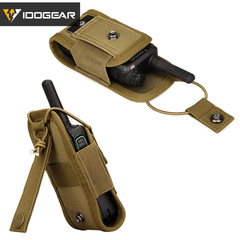 Мини сумка для радиоприемника IDO GEAR маленькая переносная рация с системой Молле