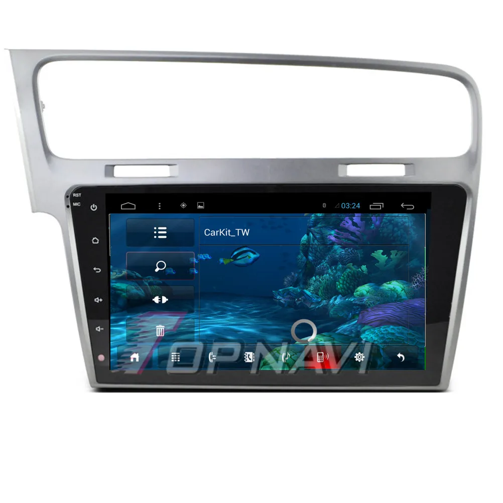 Perfect Topnavi 10.2" Quad Core Android 6.0 Car GPS Navigation for VW Golf 7 Autoradio Multimedia Audio Stereo,NO DVD 13