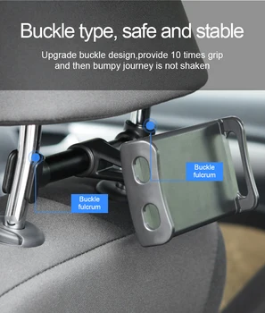 

Extendable Tablet Car Back Seat Headrest Mobile Phone Holder Bracket For Meizu 15/15 Lite/15 Plus,For Sony Xperia XZ2 Premium