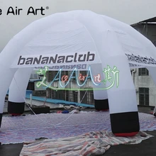 Индивидуальные 8 м Диаметр 5 ног купол воздушный шар надувной палатка-паук с персональный логотип для продажи
