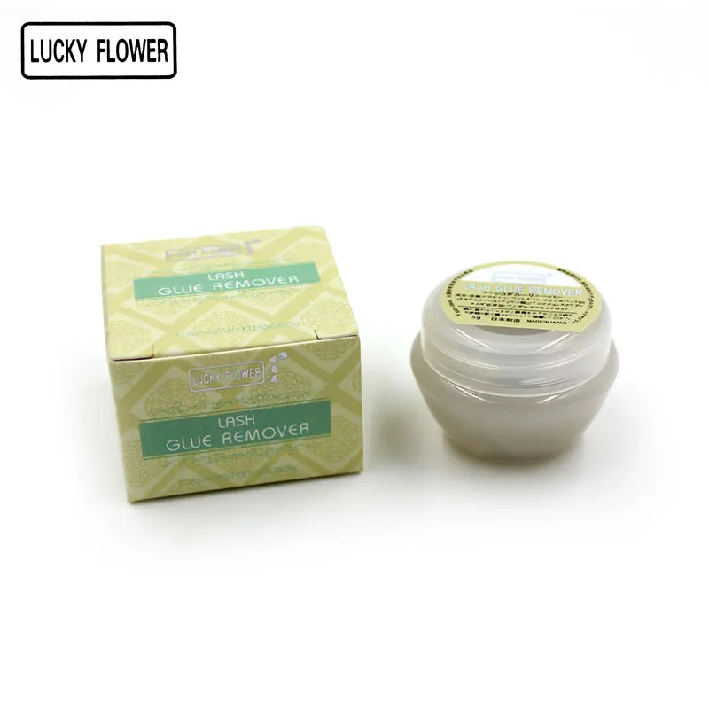 10pcs  Fase Eyelash Glue Remover Eyelash Extensions Tool Cream 5g Fragrancy Smell Glue Remover 5